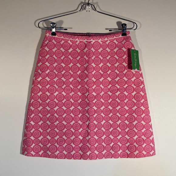 Lilly Pulitzer Dresses & Skirts - Lilly Pulitzer Hibiscus Pin Social Circles Josie Skirt Women Size 0 / New
